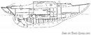 Hallberg-Rassy P-28 MkI plan Image issue de la documentation commerciale © Hallberg-Rassy