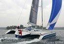 Quorning Boats Dragonfly 35 en navigation Image issue de la documentation commerciale © Quorning Boats