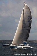Quorning Boats Dragonfly 35 en navigation Image issue de la documentation commerciale © Quorning Boats