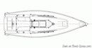 J/Boats J/112e layout Picture extracted from the commercial documentation © J/Boats