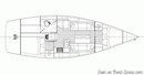 J/Boats J/112e plan Image issue de la documentation commerciale © J/Boats