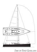 J/Boats J/112e plan de voilure Image issue de la documentation commerciale © J/Boats