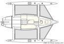 Corsair Marine Corsair F31 plan Image issue de la documentation commerciale © Corsair Marine