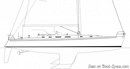J/Boats J/160 layout Picture extracted from the commercial documentation © J/Boats