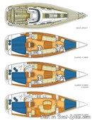 X-Yachts X-40 layout Picture extracted from the commercial documentation © X-Yachts