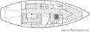 Northshore Vancouver 34 Pilot layout Picture extracted from the commercial documentation © Northshore