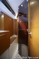 Jeanneau Sun Odyssey 449 interior and accommodations Picture extracted from the commercial documentation © Jeanneau