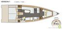 Elan Yachts Elan GT5 plan Image issue de la documentation commerciale © Elan Yachts