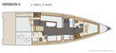 Elan Yachts Elan GT5 layout Picture extracted from the commercial documentation © Elan Yachts