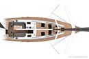 Bavaria Yachts Vision 42 layout Picture extracted from the commercial documentation © Bavaria Yachts