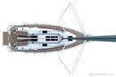 Bavaria Yachts Bavaria Cruiser 37 layout Picture extracted from the commercial documentation © Bavaria Yachts