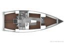 Bavaria Yachts Bavaria Cruiser 37 layout Picture extracted from the commercial documentation © Bavaria Yachts