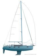 Bavaria Yachts Bavaria Cruiser 41 sailplan Picture extracted from the commercial documentation © Bavaria Yachts