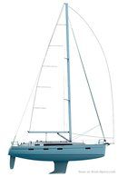 Bavaria Yachts Bavaria Cruiser 41 plan de voilure Image issue de la documentation commerciale © Bavaria Yachts