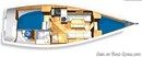 X-Yachts X-34 layout Picture extracted from the commercial documentation © X-Yachts