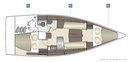 Dehler 34 - J&V layout Picture extracted from the commercial documentation © Dehler