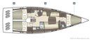 Dehler 42 layout Picture extracted from the commercial documentation © Dehler