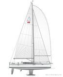 Dehler 42 sailplan Picture extracted from the commercial documentation © Dehler