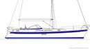 Hallberg-Rassy 40 MkII plan Image issue de la documentation commerciale © Hallberg-Rassy