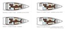 X-Yachts X4<sup>3</sup> plan Image issue de la documentation commerciale © X-Yachts