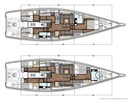 X-Yachts X6<sup>5</sup> layout Picture extracted from the commercial documentation © X-Yachts