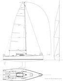 J/Boats J/11S sailplan Picture extracted from the commercial documentation © J/Boats