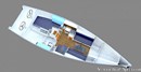 J/Boats J/121 layout Picture extracted from the commercial documentation © J/Boats