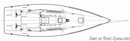 J/Boats J/121 layout Picture extracted from the commercial documentation © J/Boats