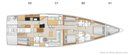 Hanse 675 plan Image issue de la documentation commerciale © Hanse