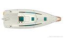 Delphia Yachts Delphia 29 - 2015 plan Image issue de la documentation commerciale © Delphia Yachts