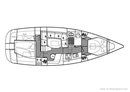 Nordship Yachts Nordship 360 DS layout Picture extracted from the commercial documentation © Nordship Yachts