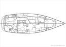 Nordship Yachts Nordship 46 DS Custom layout Picture extracted from the commercial documentation © Nordship Yachts