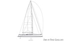 Nautor's Swan Swan 95 S plan de voilure Image issue de la documentation commerciale © Nautor's Swan