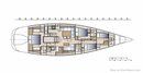 Nautor's Swan Swan 66 FD layout Picture extracted from the commercial documentation © Nautor's Swan