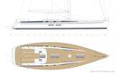 Nautor's Swan Swan 54 plan Image issue de la documentation commerciale © Nautor's Swan