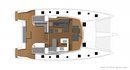 Fountaine Pajot Ipanema 58 layout Picture extracted from the commercial documentation © Fountaine Pajot