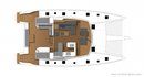 Fountaine Pajot Ipanema 58 plan Image issue de la documentation commerciale © Fountaine Pajot