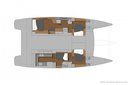 Fountaine Pajot Ipanema 58 layout Picture extracted from the commercial documentation © Fountaine Pajot