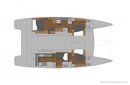 Fountaine Pajot Ipanema 58 plan Image issue de la documentation commerciale © Fountaine Pajot