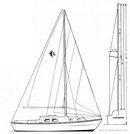Westerly Longbow sailplan Picture extracted from the commercial documentation © Westerly