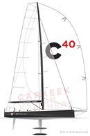 Premier Composite Technologies Carkeek 40 MkII sailplan Picture extracted from the commercial documentation © Premier Composite Technologies