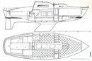 Albin Marine Albin Viggen plan Image issue de la documentation commerciale © Albin Marine
