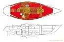 Albin Marine Albin 107 Stratus layout Picture extracted from the commercial documentation © Albin Marine