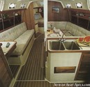 Catalina Yachts Catalina 34 MkI interior and accommodations Picture extracted from the commercial documentation © Catalina Yachts