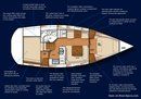 Catalina Yachts Catalina 355 layout Picture extracted from the commercial documentation © Catalina Yachts