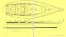 Nautor's Swan Swan 42 plan Image issue de la documentation commerciale © Nautor's Swan