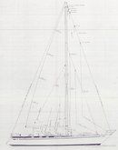 Nautor's Swan NYYC 48 plan de voilure Image issue de la documentation commerciale © Nautor's Swan