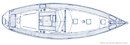Amel Super Maramu 2000 layout Picture extracted from the commercial documentation © Amel