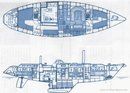 Amel Super Maramu 2000 layout Picture extracted from the commercial documentation © Amel