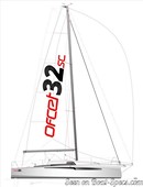 Ofcet 32 sailplan Picture extracted from the commercial documentation © Ofcet